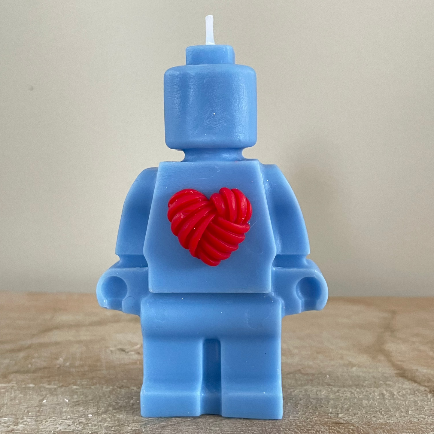 bougie robot coeur
