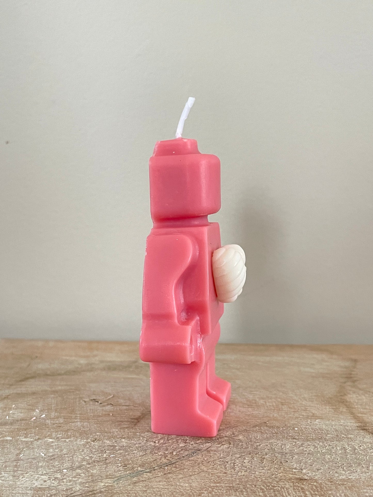 Bougie robot cœur