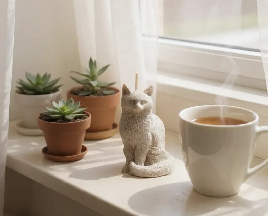 Bougie chat Comme tu veux.