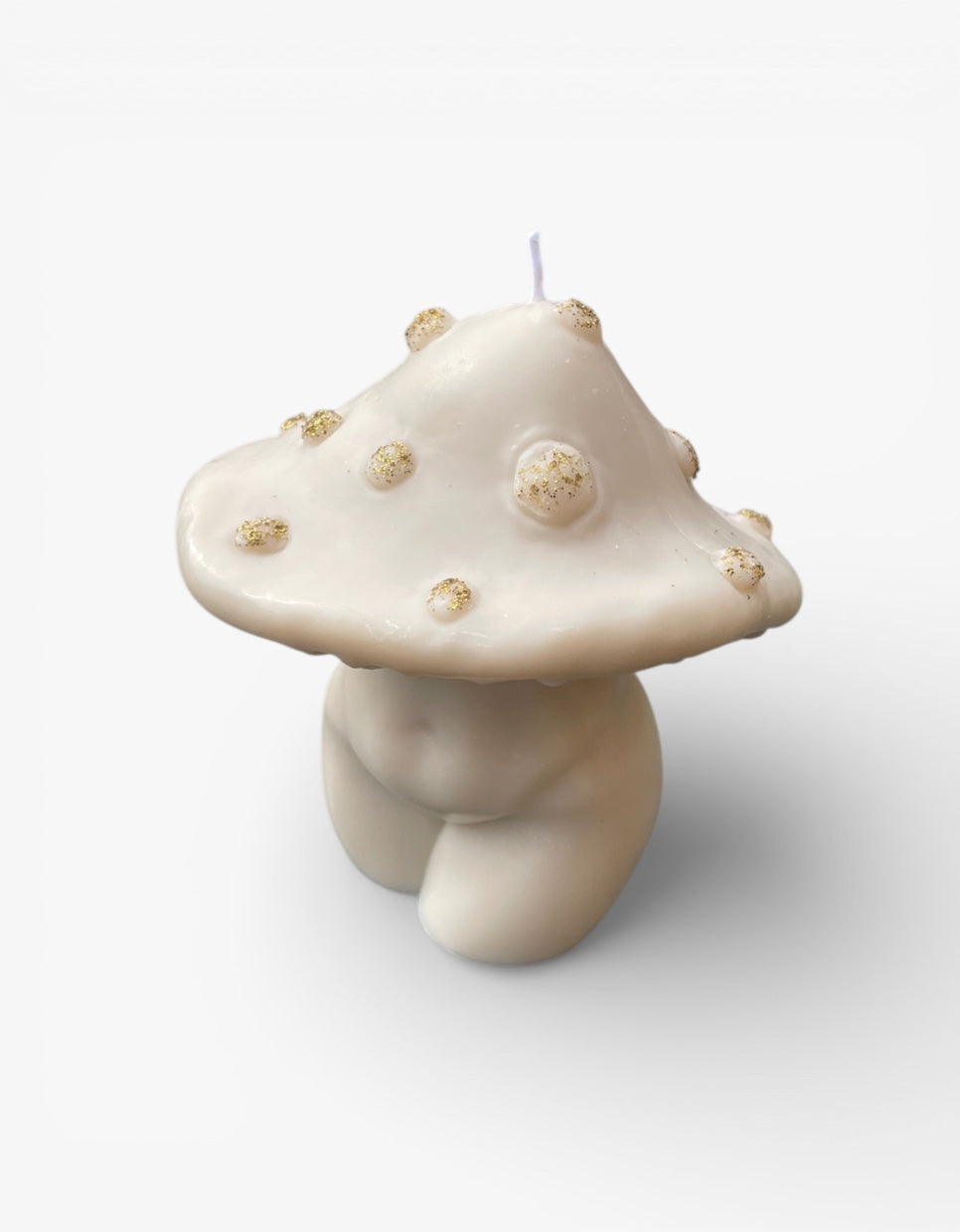 bougie original femme et champigon