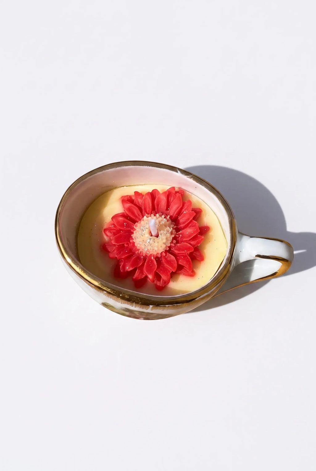 Bougie Porcelaine Petite Tasse Vintage Fait Main Comme tu veux.
