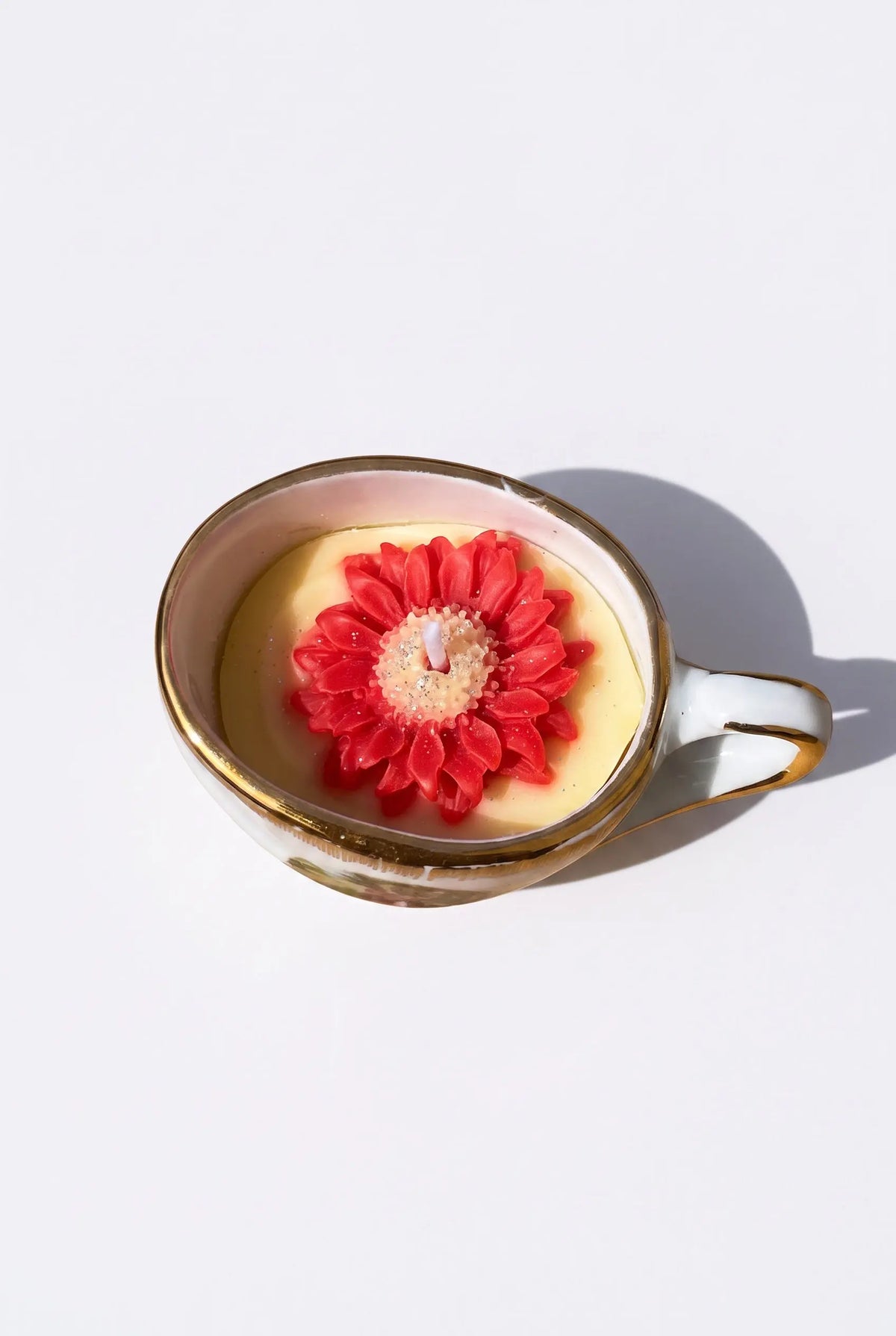 Bougie Porcelaine Petite Tasse Vintage Fait Main Comme tu veux.