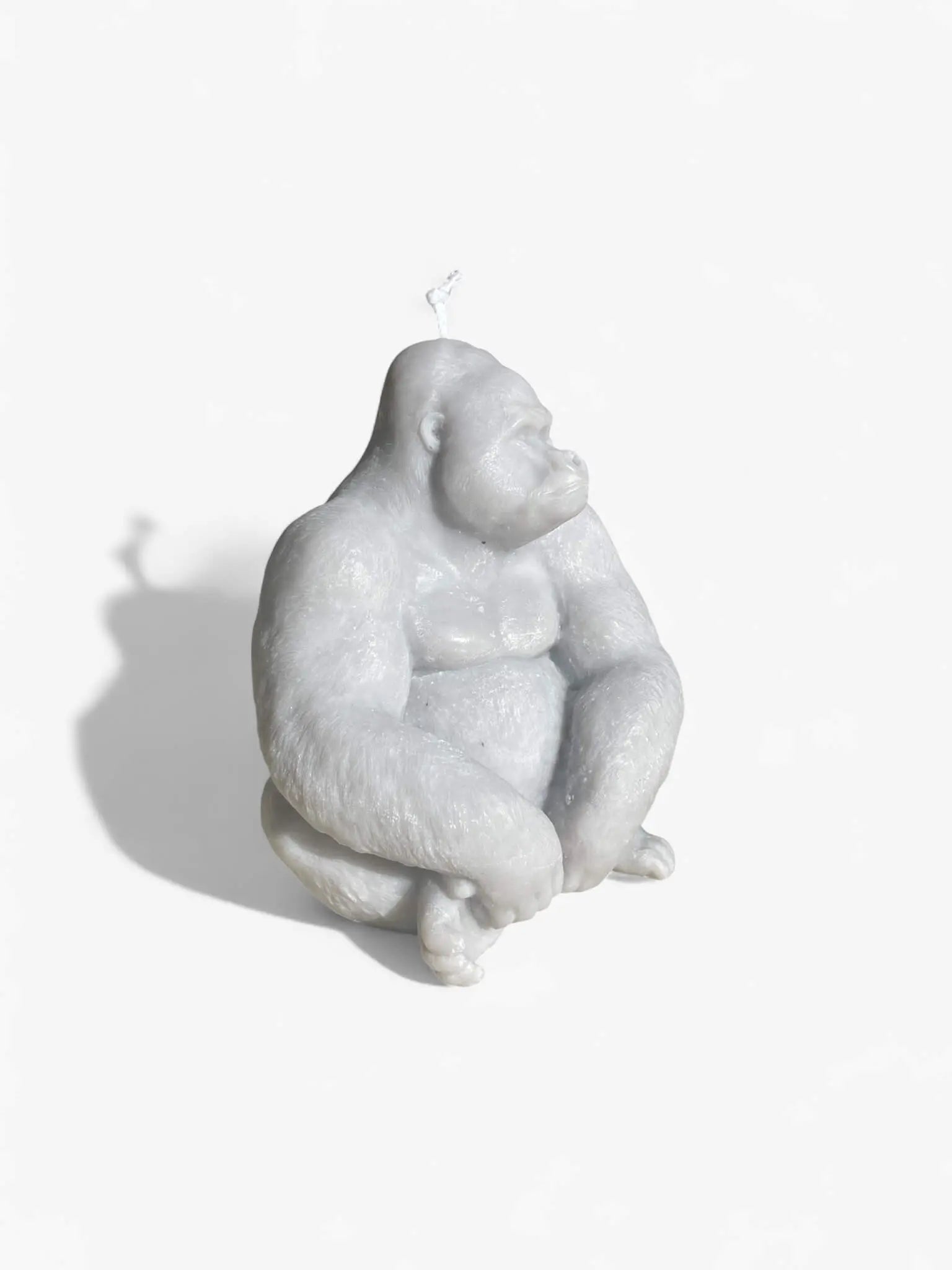 Bougie Gorille Design – Sculpture Animale en Cire de colza, Décoration Moderne
