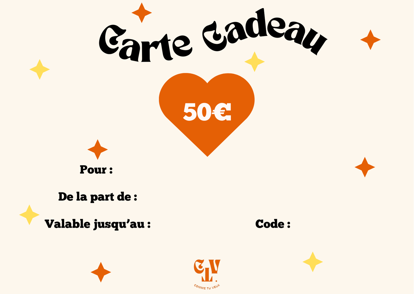 Carte Cadeau