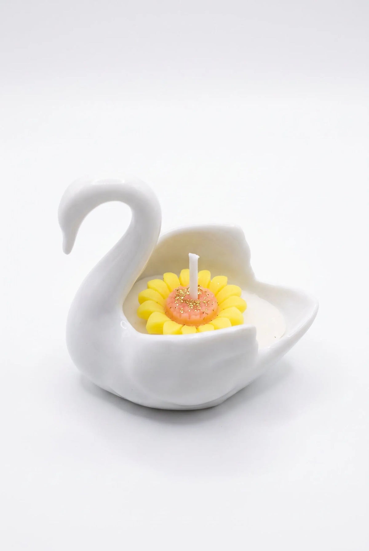 Bougie Porcelaine de Limoges Cygne Comme tu veux.