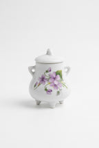 Bougie Fleur dans Pot Porcelaine de limoges