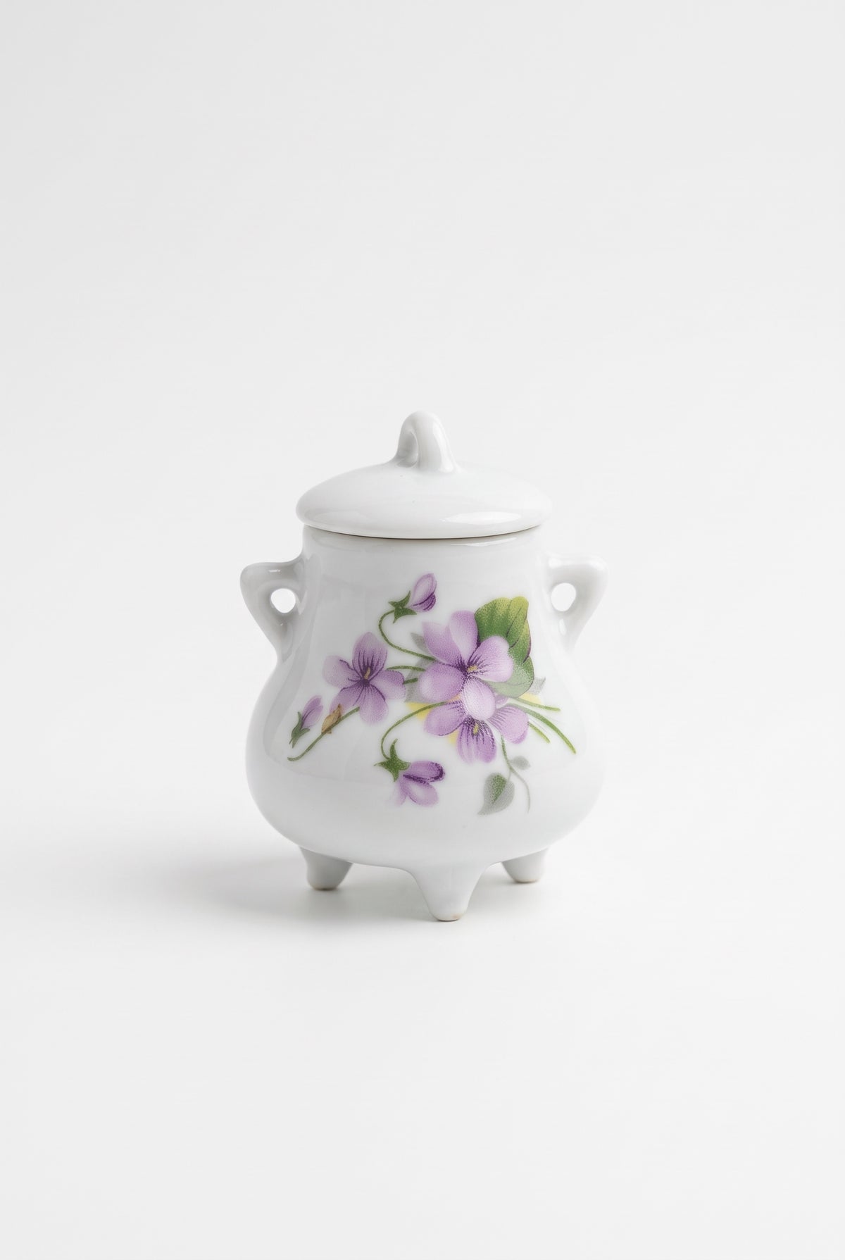 Bougie Fleur dans Pot Porcelaine de limoges