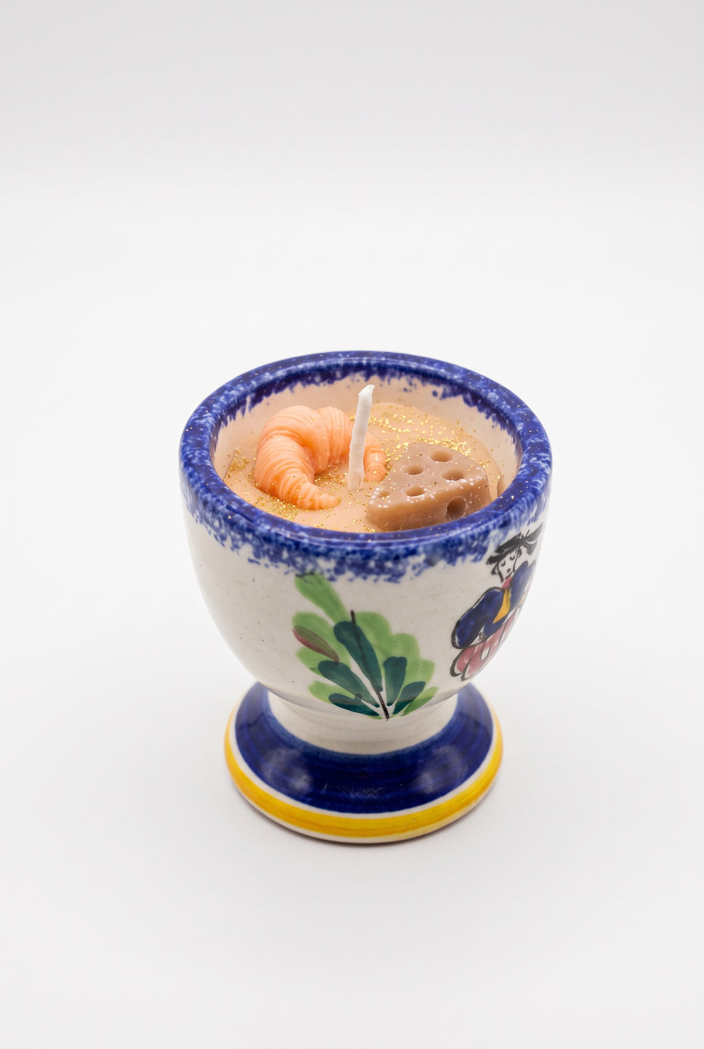 Qimper coquetier bougie 