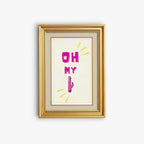 Illustration "Oh my god" - Tirage Photo 10x15 cm Comme tu veux.